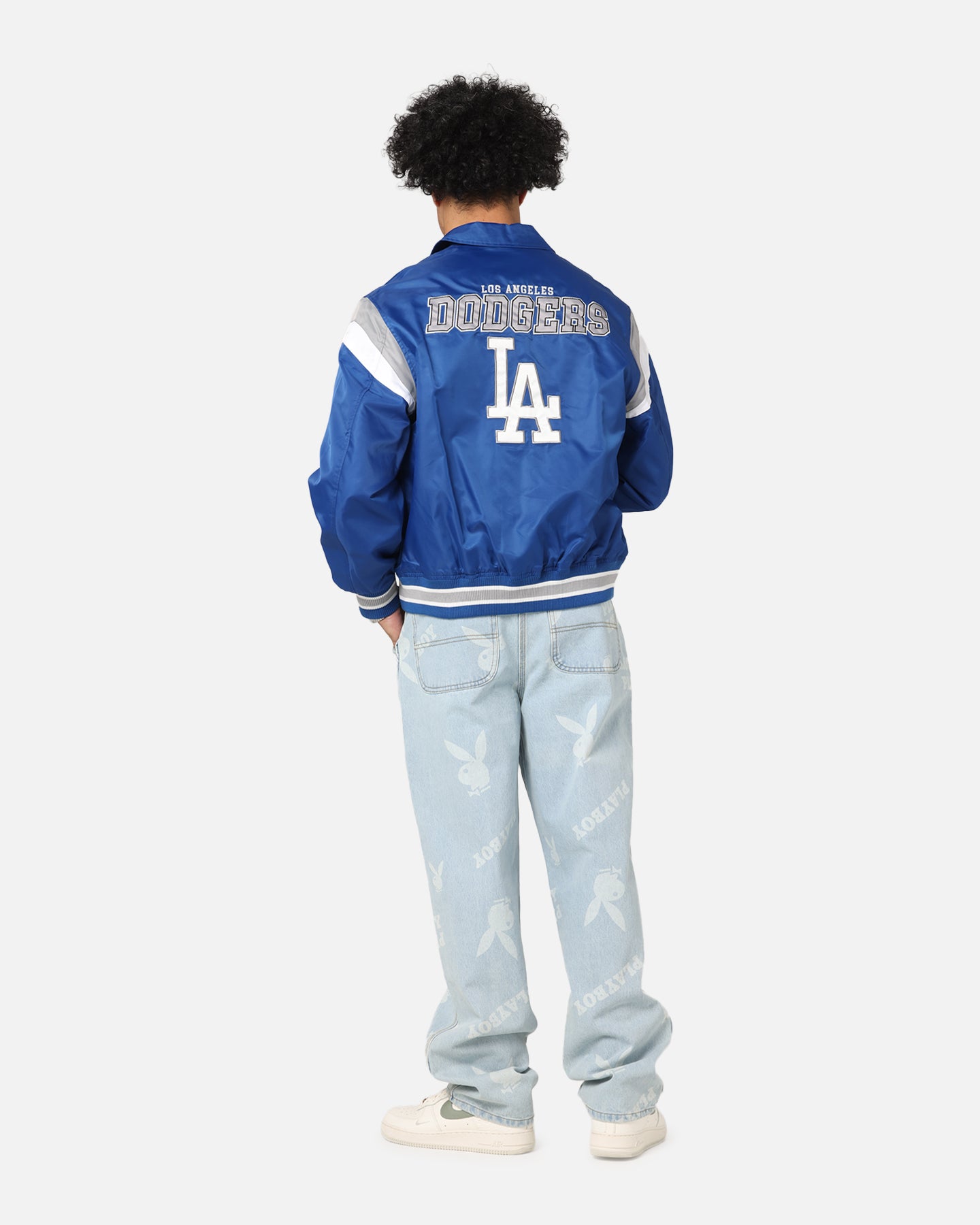 New Era Los Angeles Dodgers MLB Retro Stadium Jacket Blue、mySite、zt4zffjzw