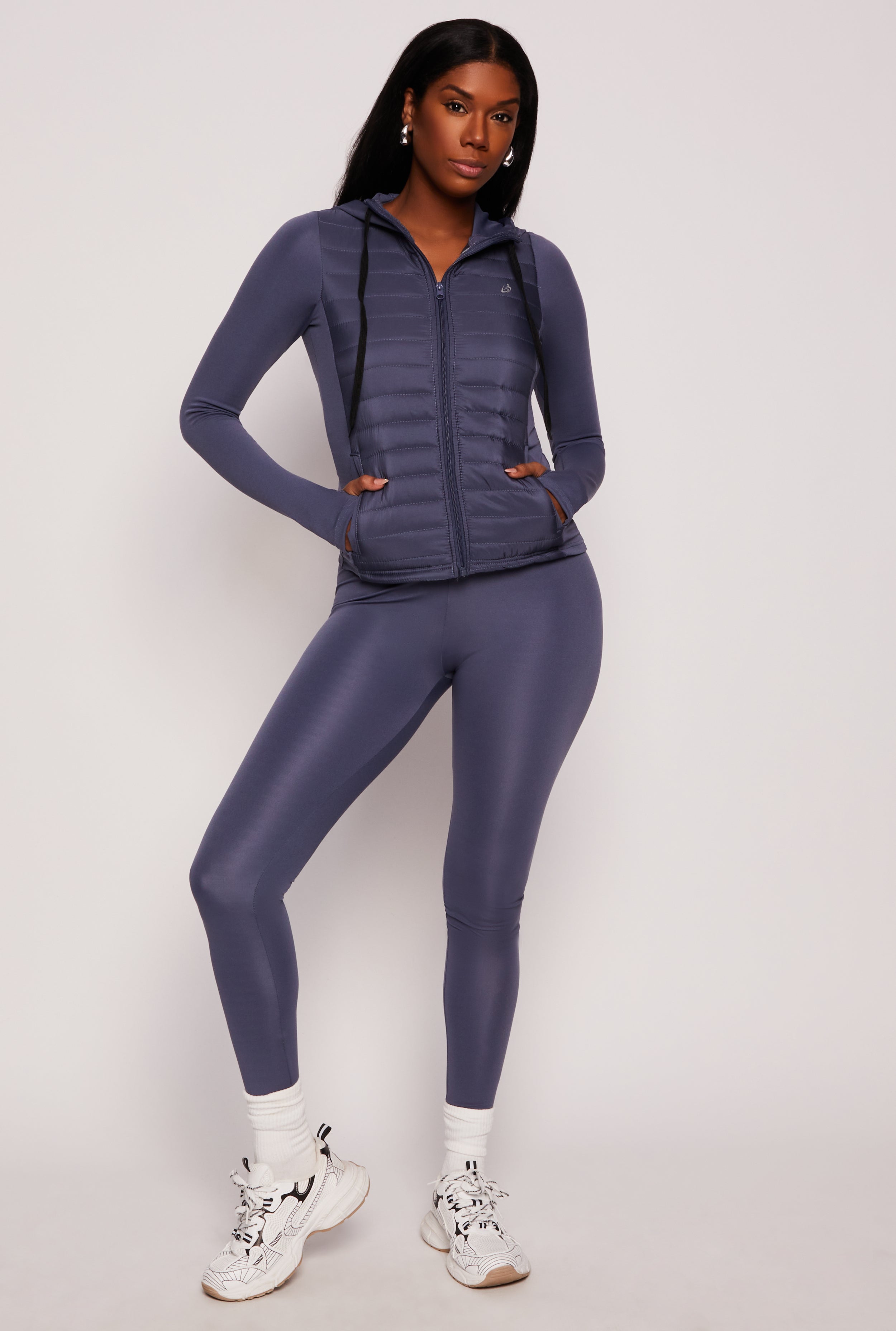 Hooded Puffer Track Jacket、mySite、camillekostekn