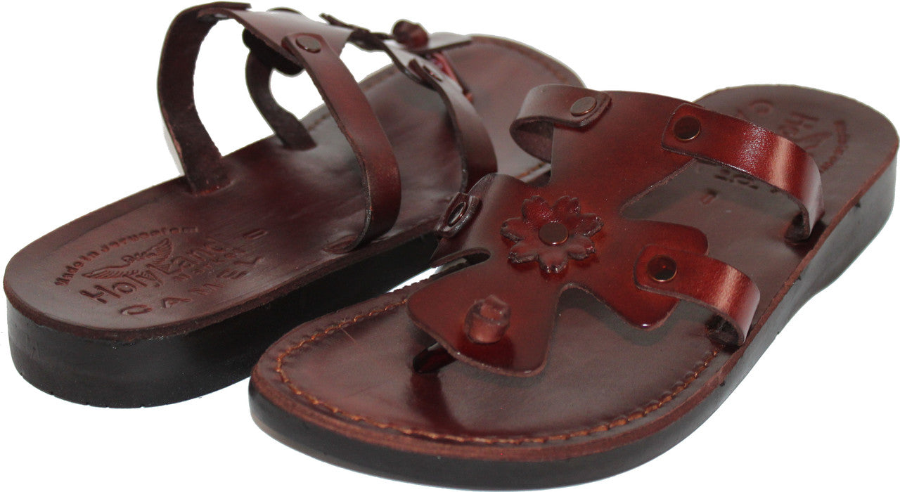 Holy Land Market Men/Women Biblical Jesus Leather Sandals/Slides From Jerusalem (Sarah Style I)、mySite、topwebapps