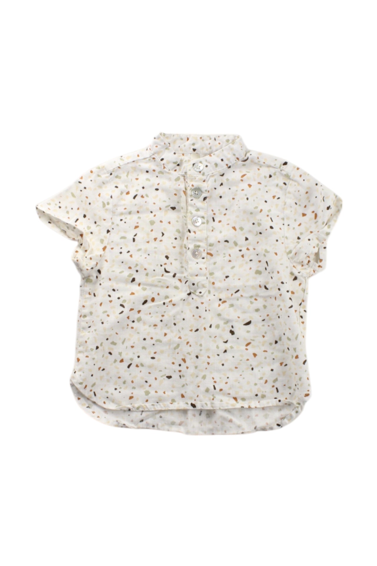 Rylee + Cru Short Sleeve Button-Up Shirt 6-12M、mySite、g9winljtr