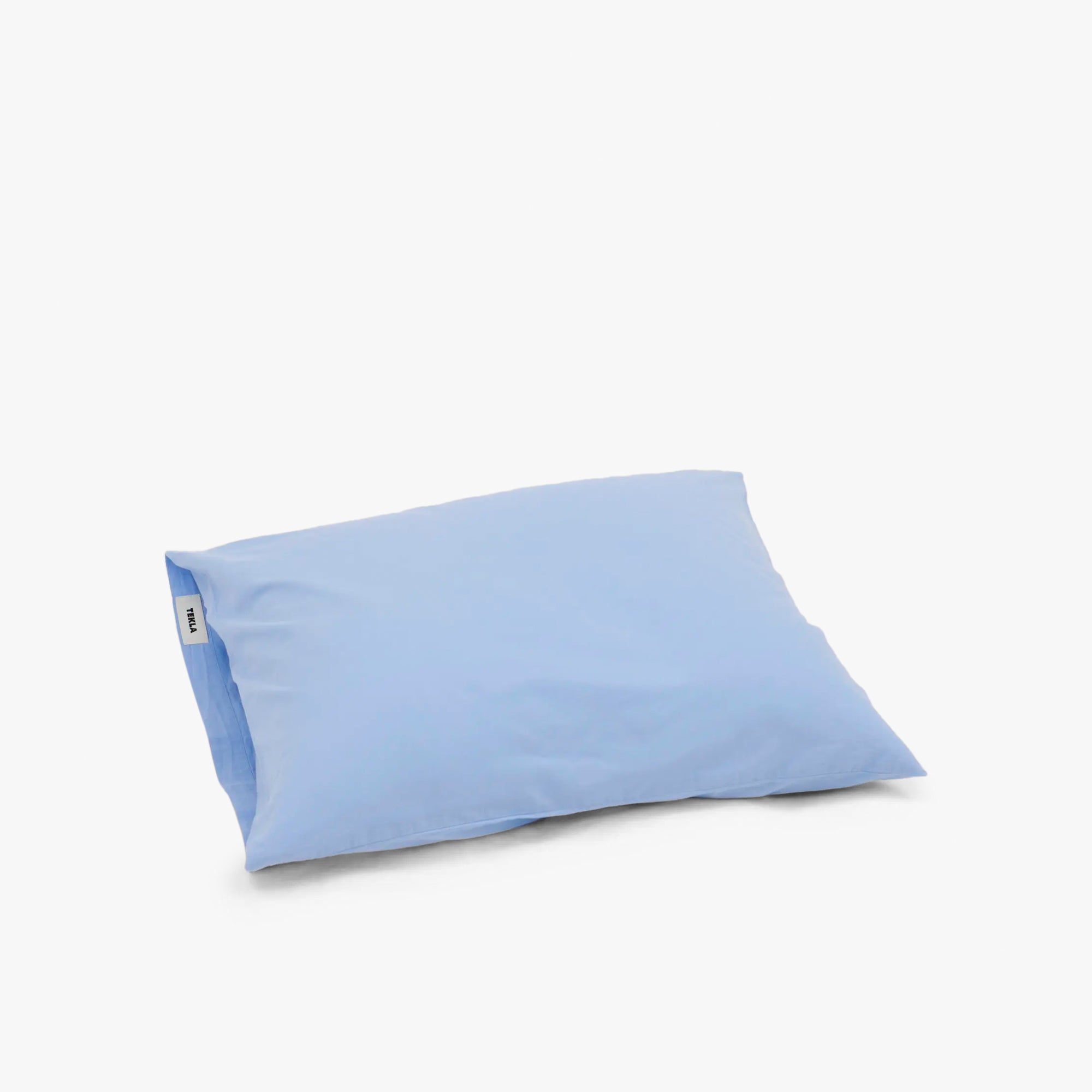 Tekla Cotton Percale Pillowcase / Island Blue、mySite、merchandisen