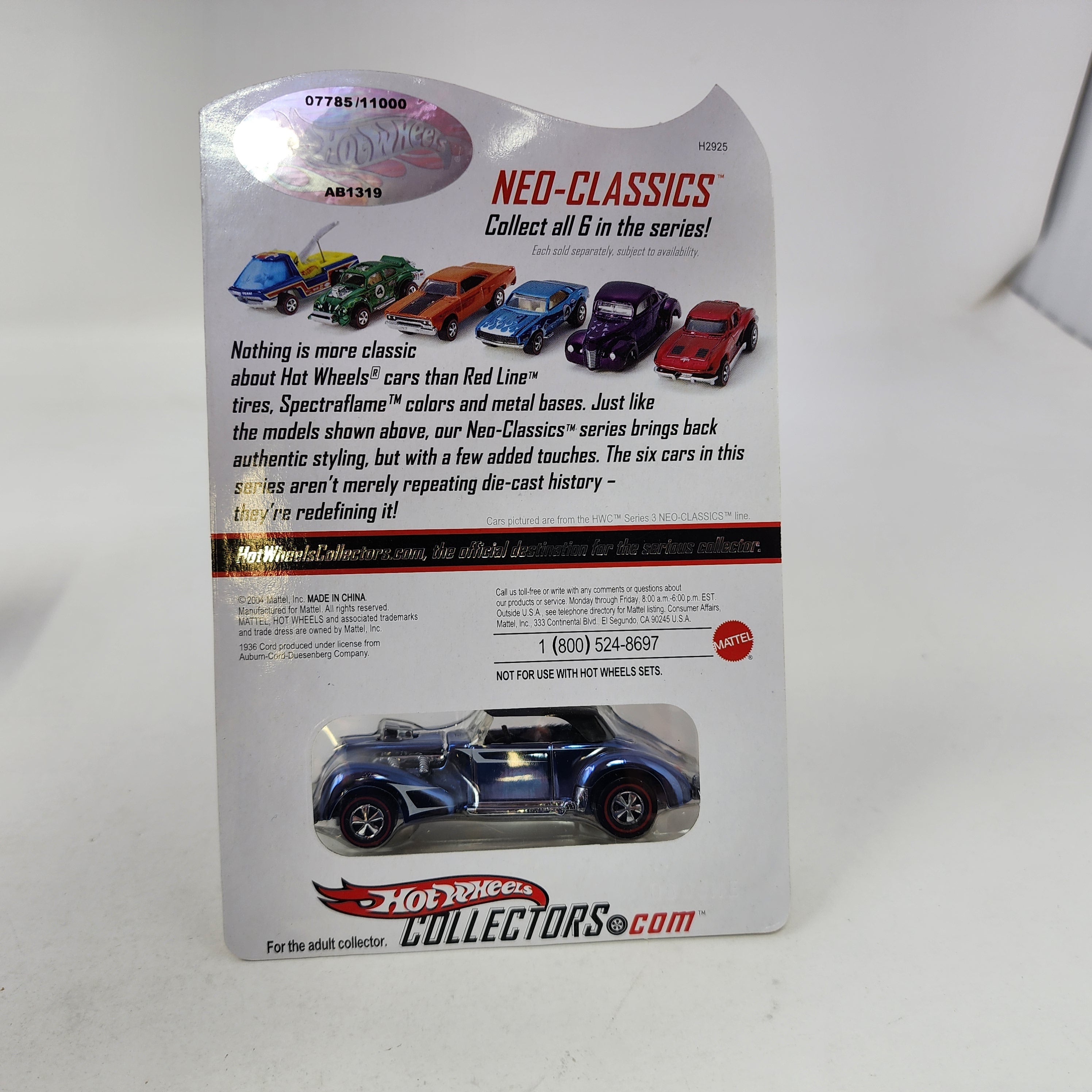 Classic Cord * Hot Wheels Red Line Club RLC Neo-Classics、mySite、hgirdovlk