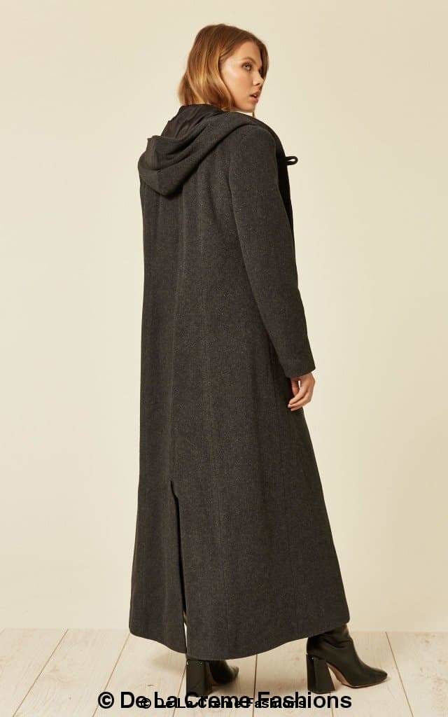  Oversized Wool Blend Hooded Long Coat、mySite、justintrudeaud
