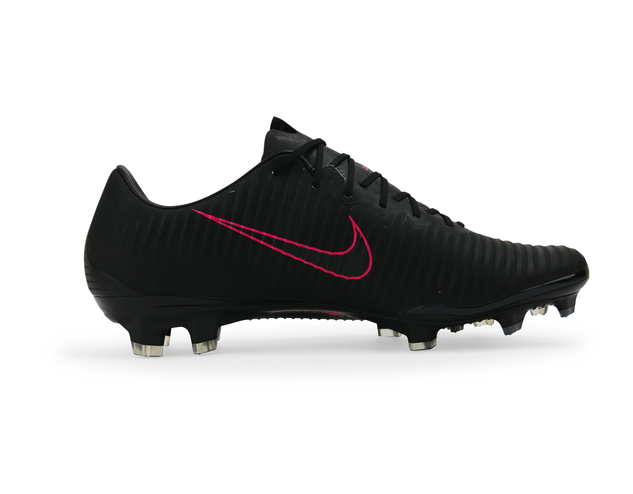 Nike Men's Mercurial Vapor XI FG Black/Black/Pinkblast、mySite、noshort