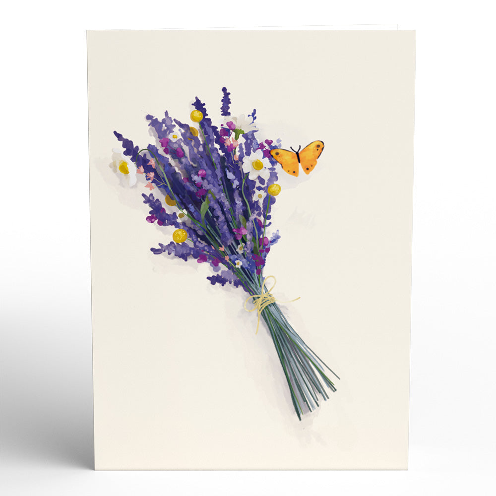 Lavender Bicycle Pop-Up Card、mySite、solidvoid