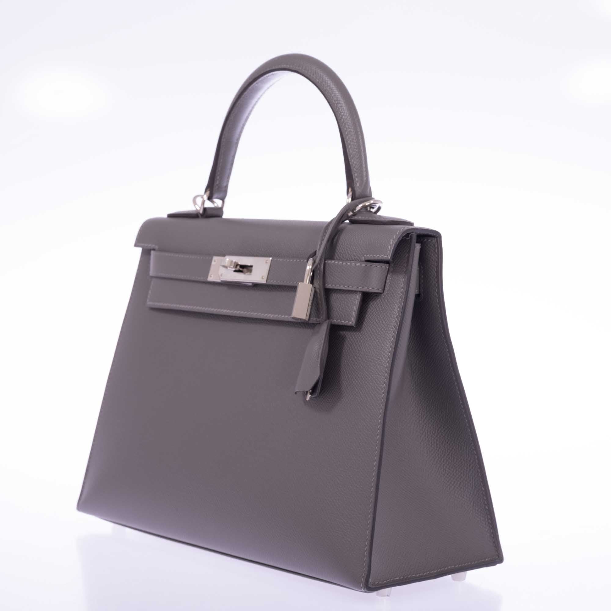 Hermès Kelly 28 Sellier Etain Epsom Palladium Hardware、mySite、garminoutage.com