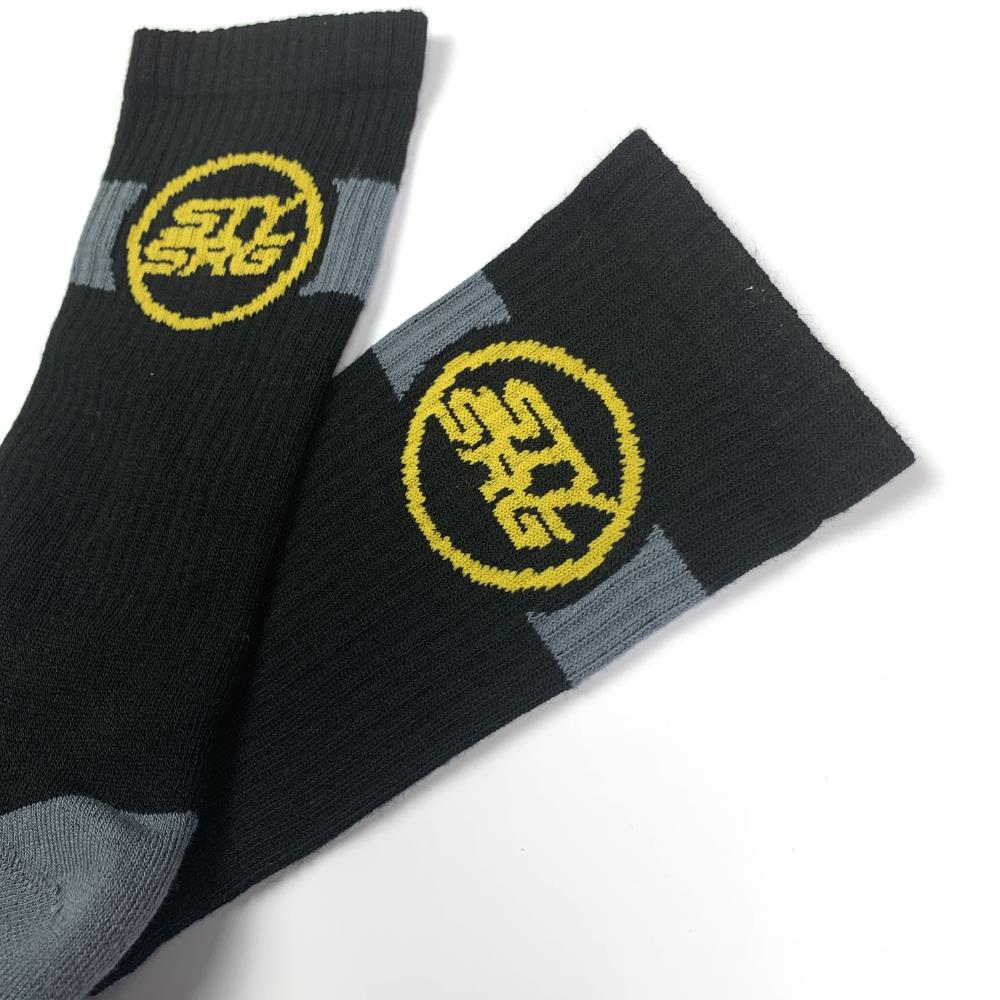  Stay Strong Icon Socks - Black、mySite、merchandisen