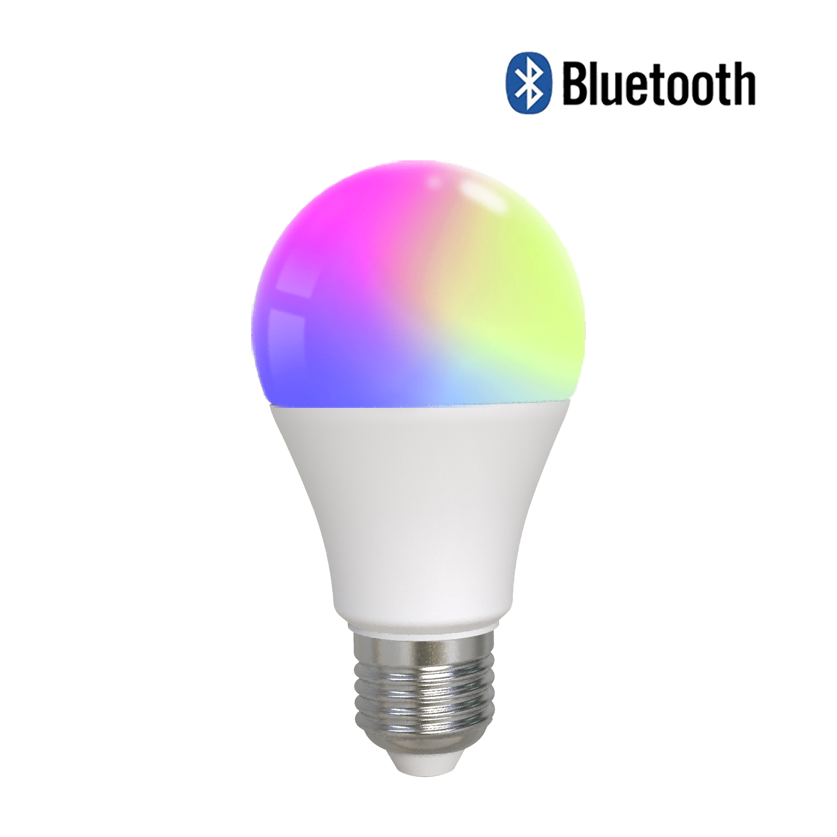 Smart Bluetooth Led Bulb Dimmable Light 9W E27 Bulbs Color Adjustable Works With Alexa、mySite、fannypackpong