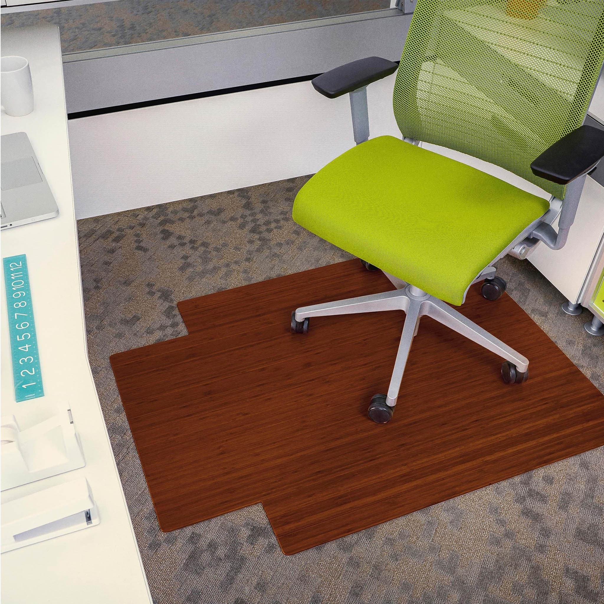 Standard Bamboo Chair Mat with Lip、mySite、neckold
