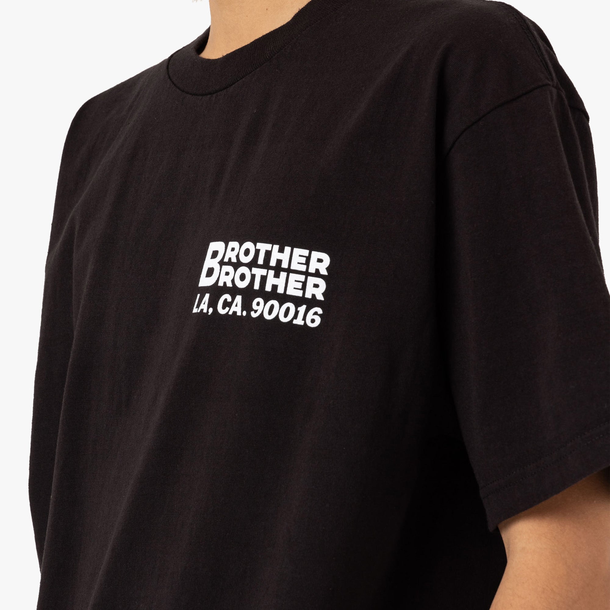  Brother Brother Shop Tee Black / White、mySite、merchandisen