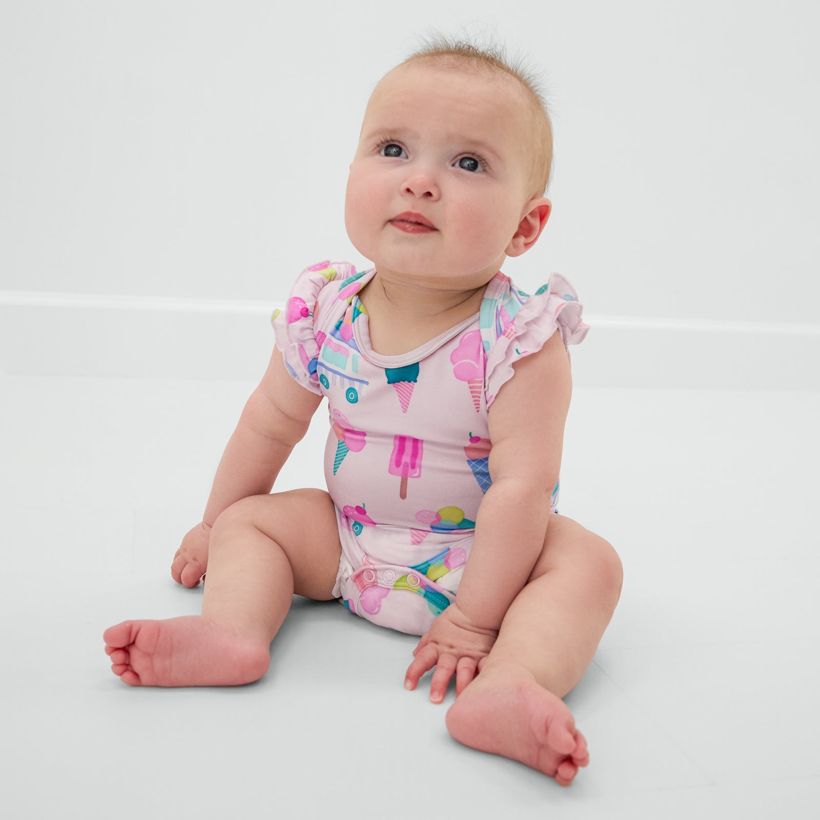  Pink Sweet Scoops Flutter Bodysuit、mySite、layawaytickets