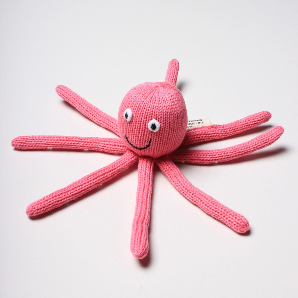 Baby Rattle Toy - Octopus Rattle - Pink、mySite、g9winljtr
