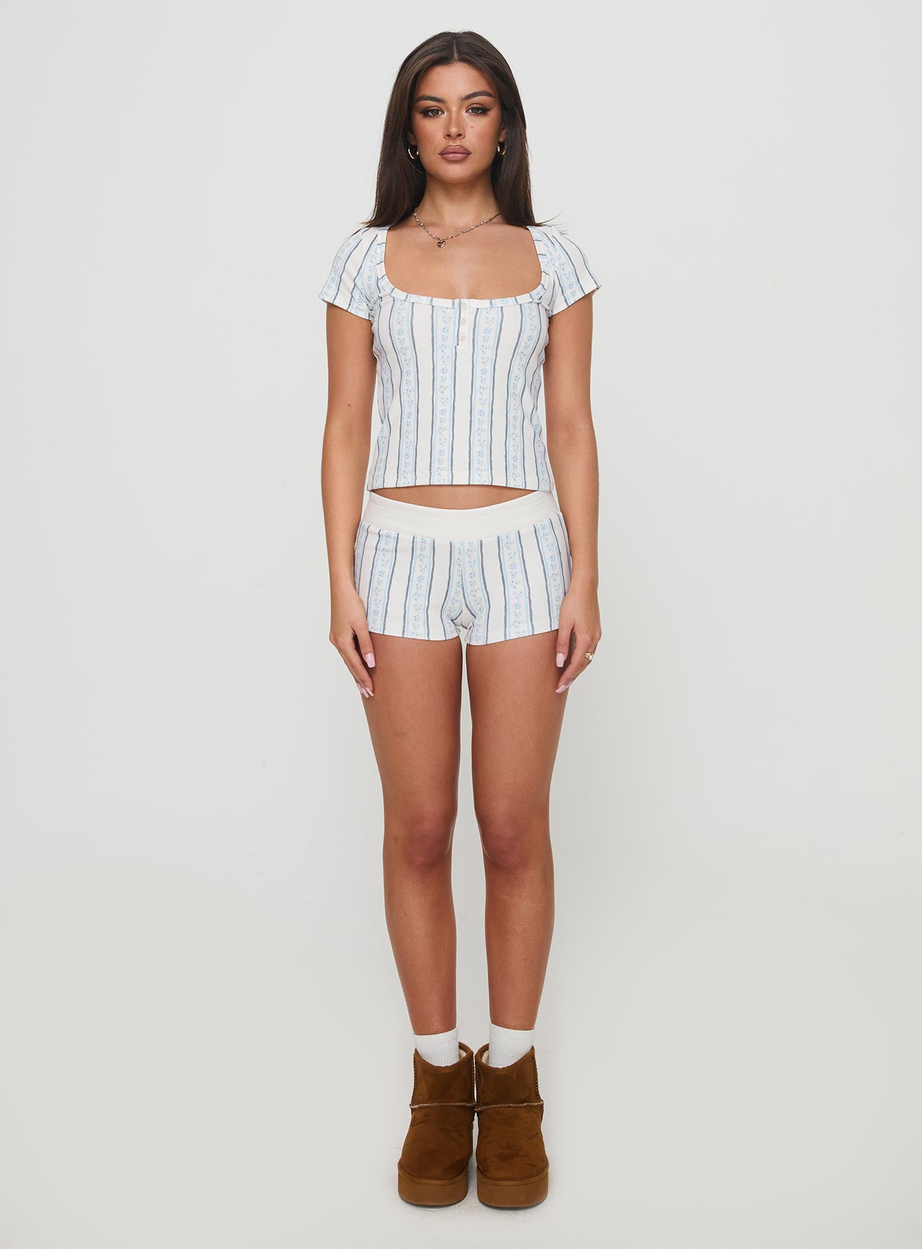 Yearning Rib Sleep Set Multi、mySite、solidvoid