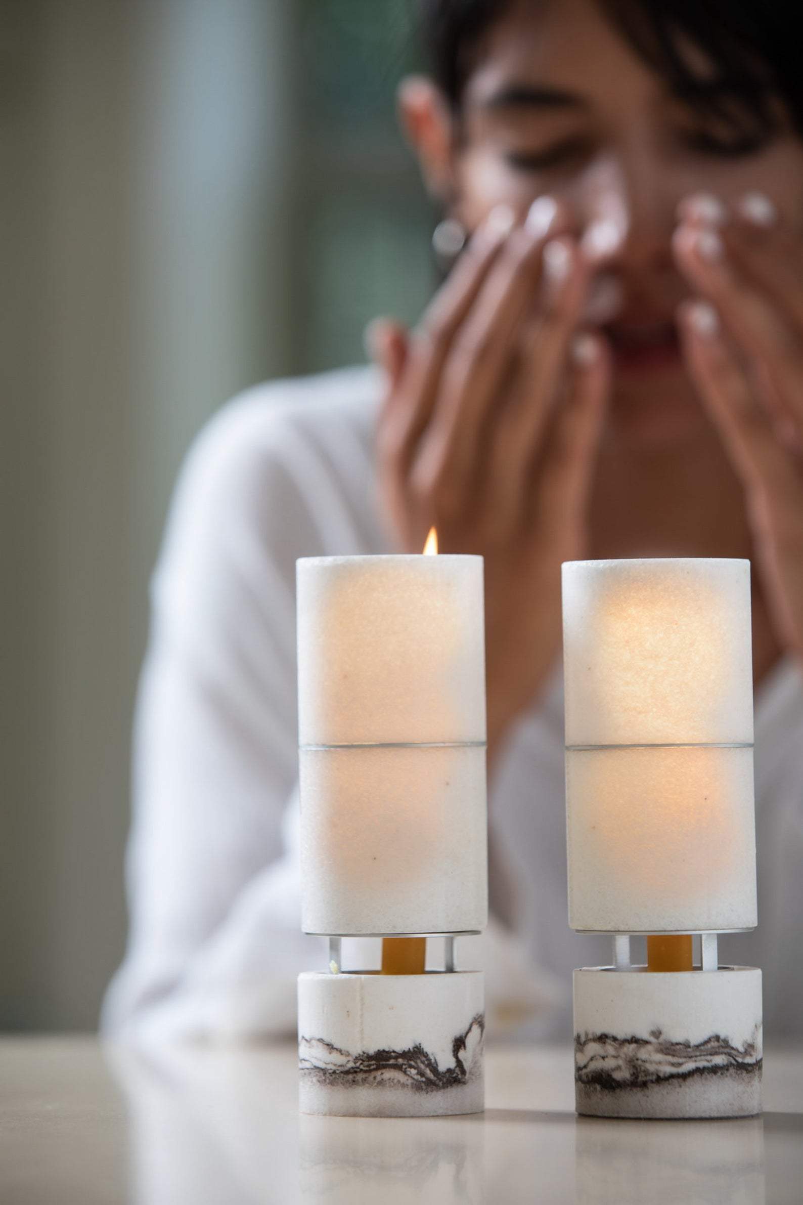 Orra Candle Holders by SaltwareDesign - Silver、mySite、topwebapps