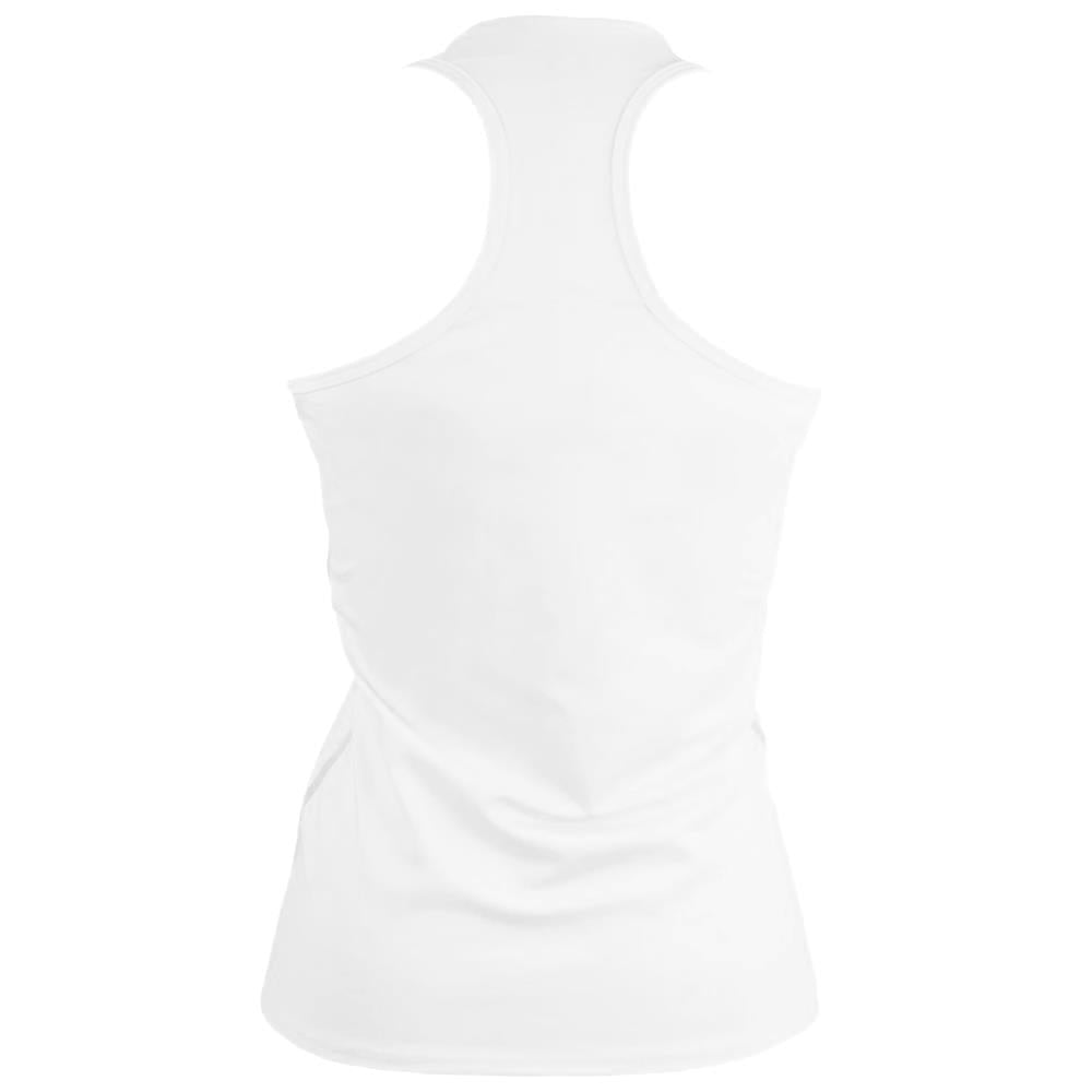 Lucky in Love Women's Essentials V-Neck Tank - White、mySite、neckold