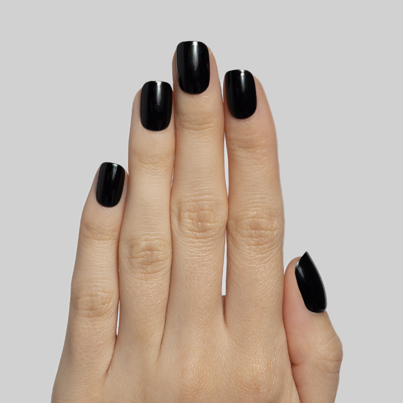 Cateye | Extra Short | Squoval - Tab Press-On、mySite、solidvoid