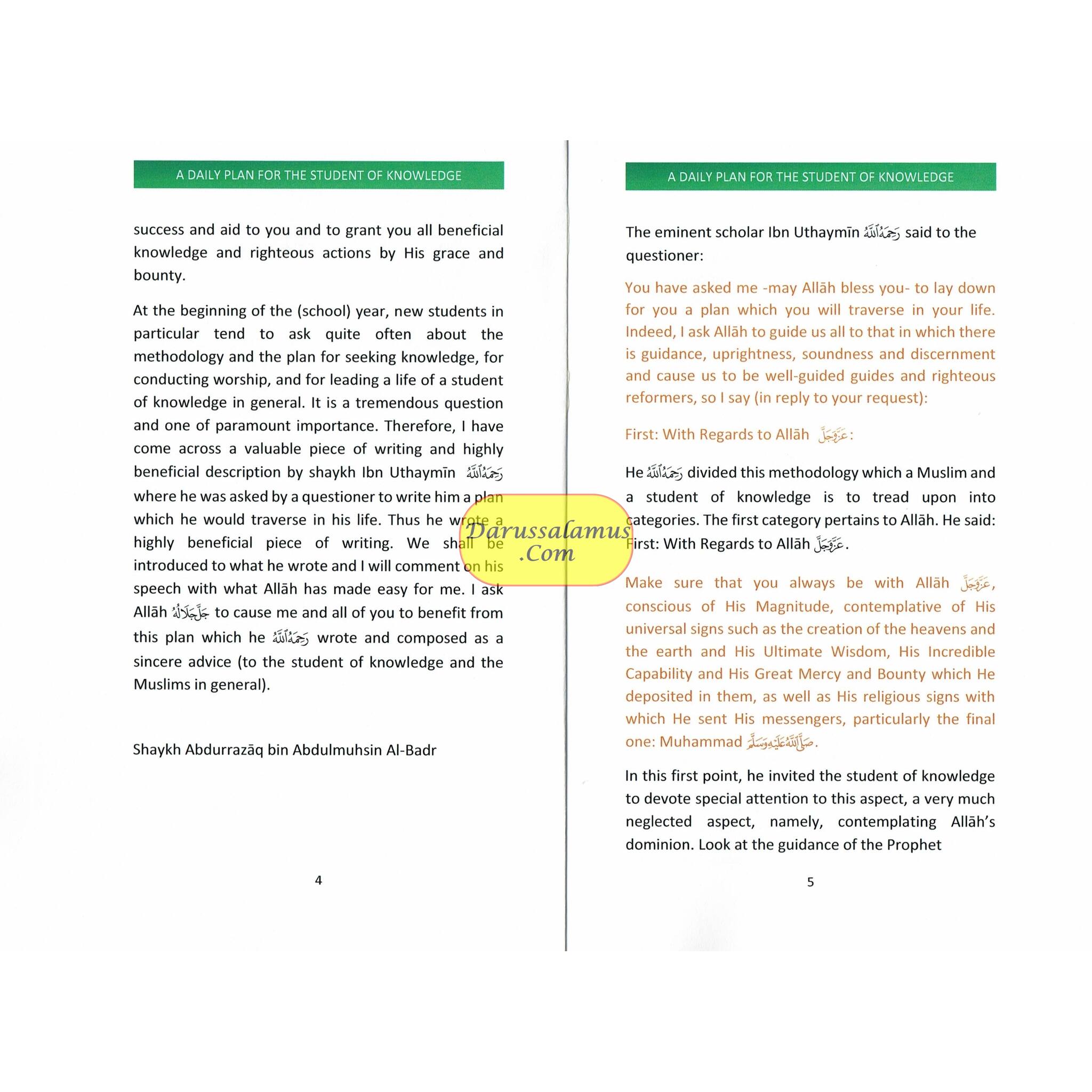 A Daily Plan for the Student of Knowledge、mySite、topwebapps