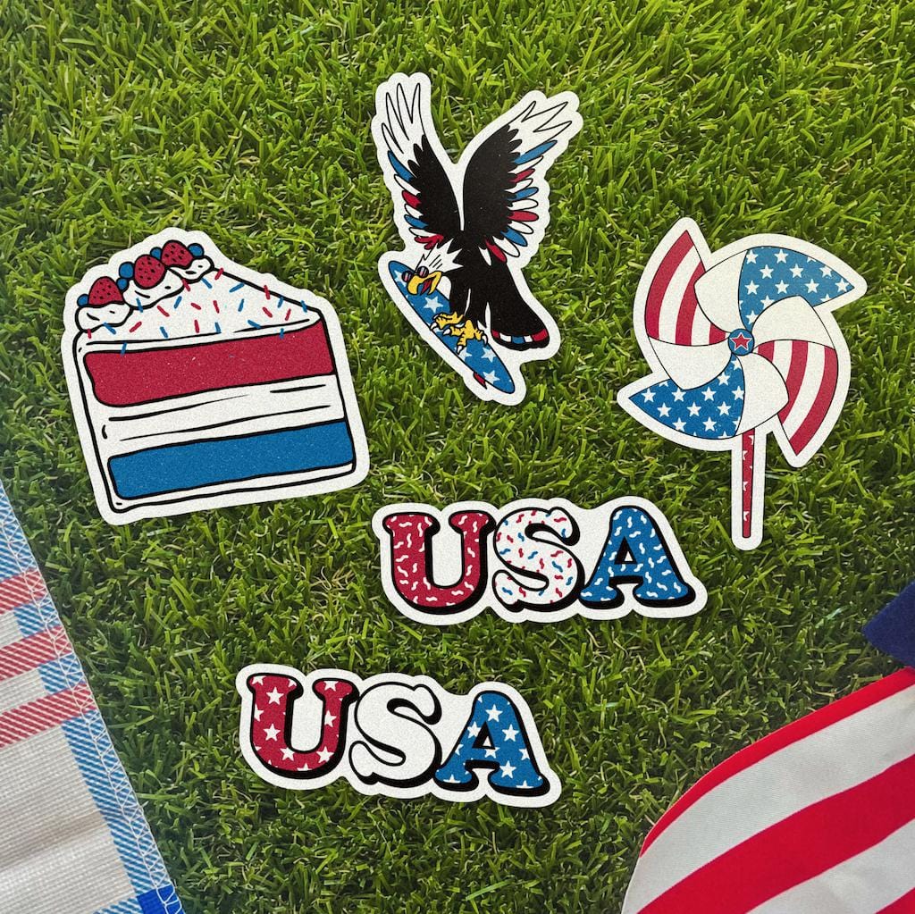  USA Sticker 5 Pack、mySite、elrpsem3k