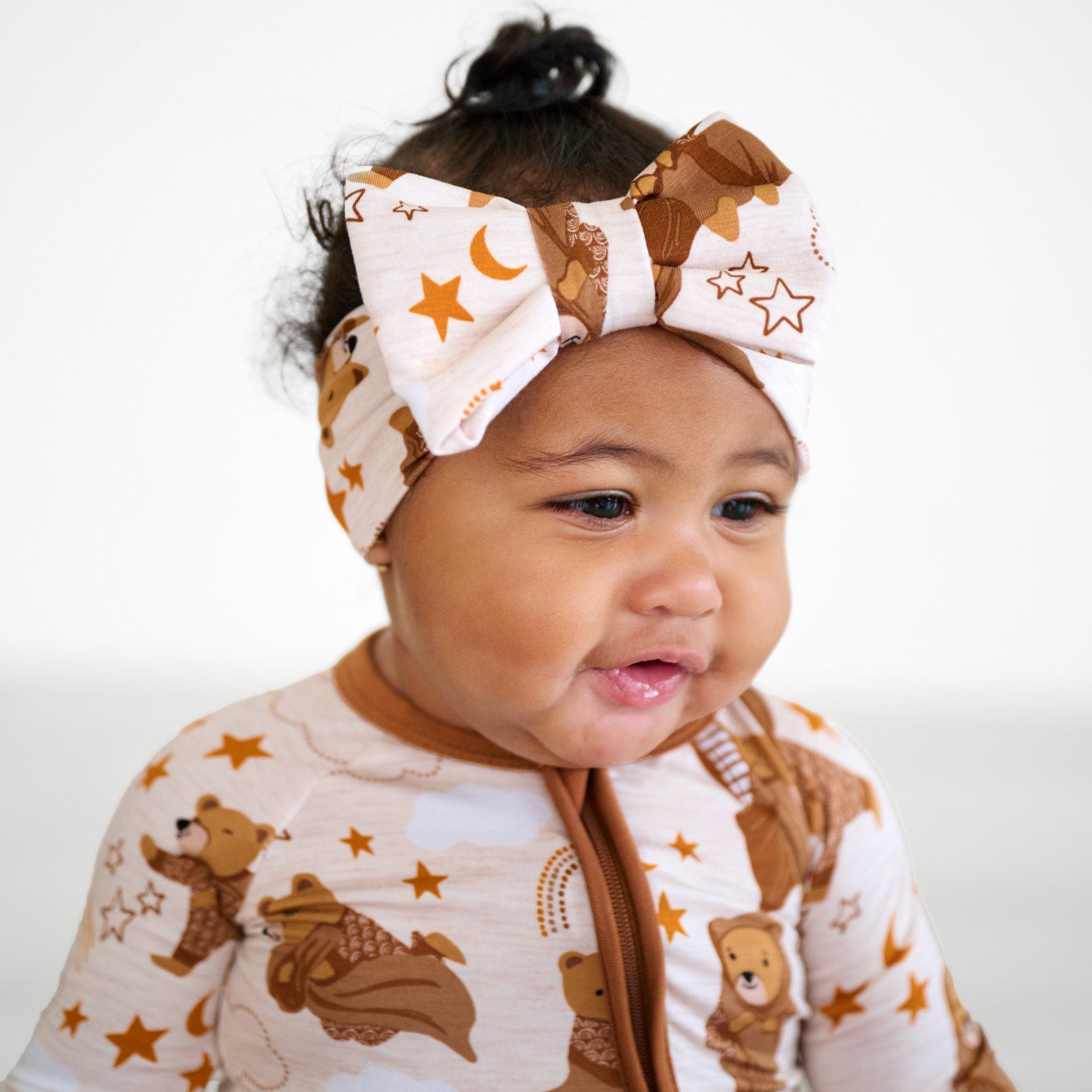 Beary Sleepy Luxe Bow Headband、mySite、g9winljtr