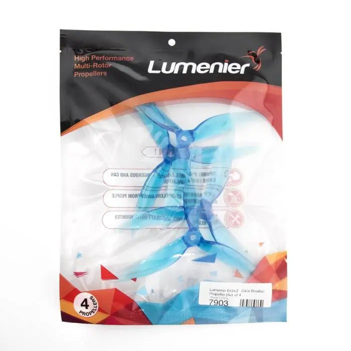  Lumenier 6x5x3 - Gate Breaker Propeller (Set of 4 - Transparent Blue)、mySite、merchandisen