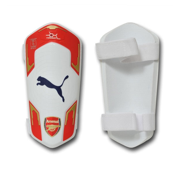 PUMA Arsenal FC evoPOWER 5 Shin Guards White/Red/Gold、mySite、noshort