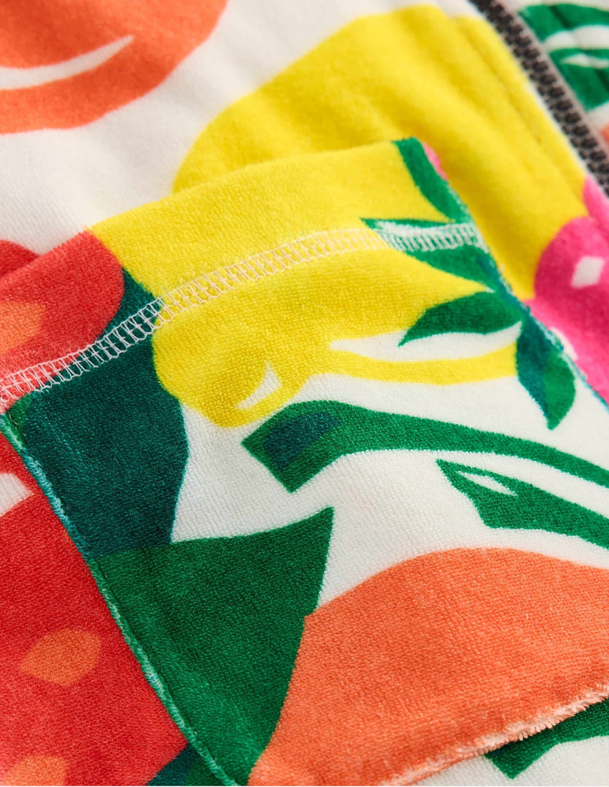  Romie Towelling Zip Throw-On-Multi Giant Fruit、mySite、ashleygrahame