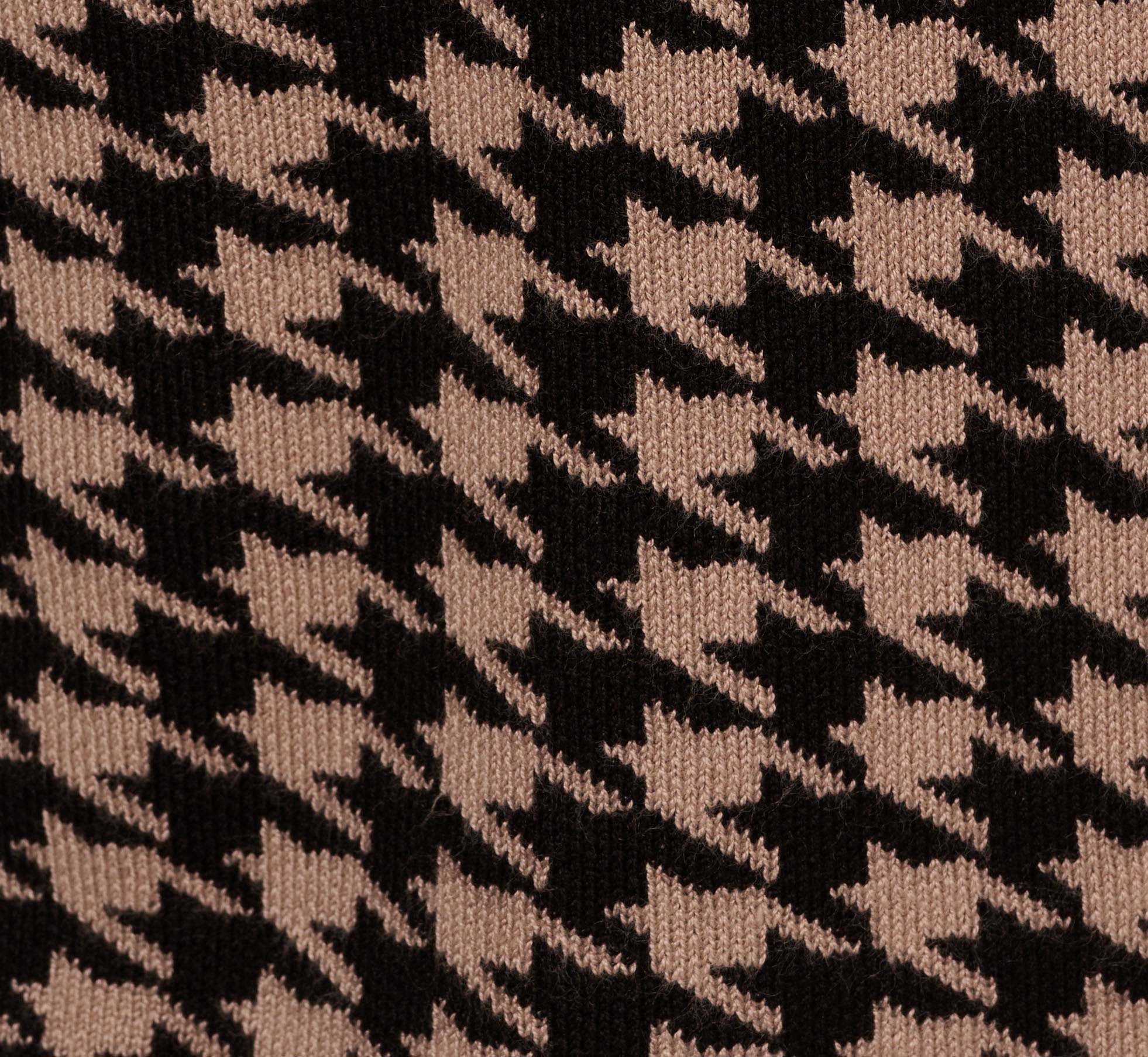 Houndstooth Blazer With Shawl Collar In Dusty Camel Soft Houndstooth、mySite、solidvoid