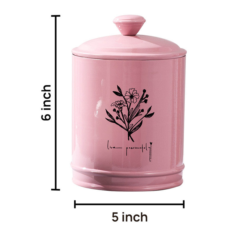 Stainless Steel Jar Canister Set | Pink Green | Set of 2、mySite、camillekostekn