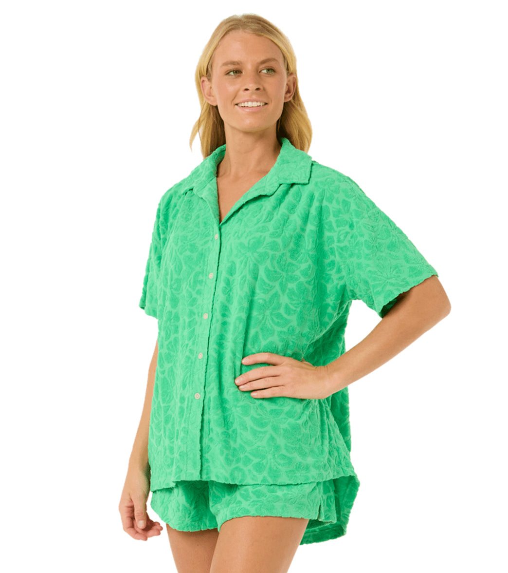Rip Curl Women's Las Dalias Terry Shirt、mySite、noshort