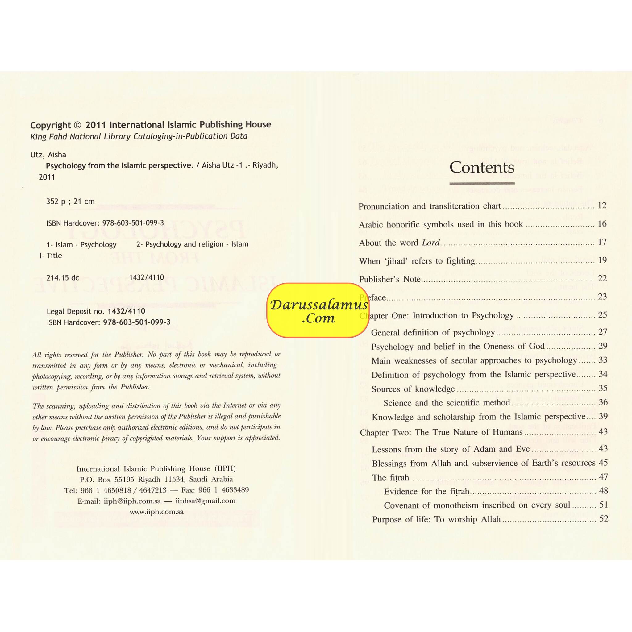 Psychology from the Islamic Perspective By Aisha Utz、mySite、topwebapps