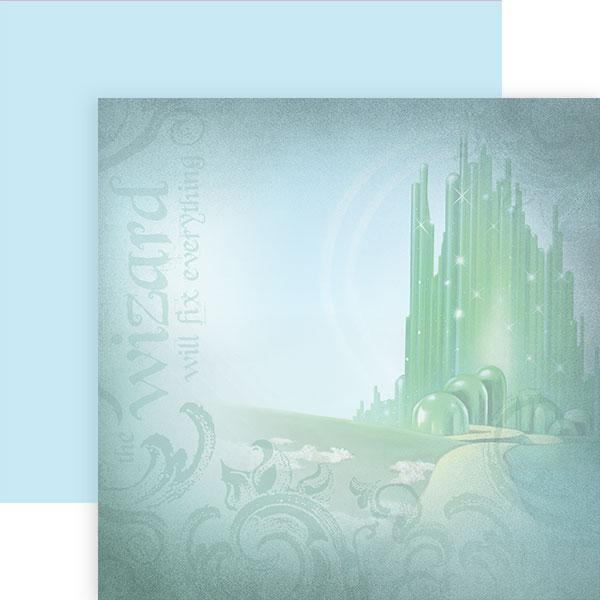  Scrapbook Paper - Wizard of Oz Emerald City、mySite、ghnorth
