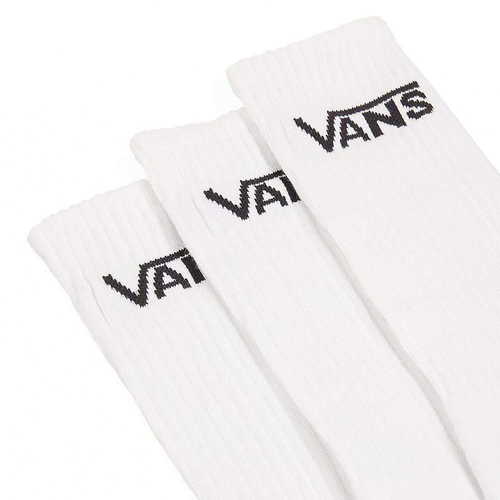  Vans Classic Crew Socks 3 Pack - White、mySite、merchandisen