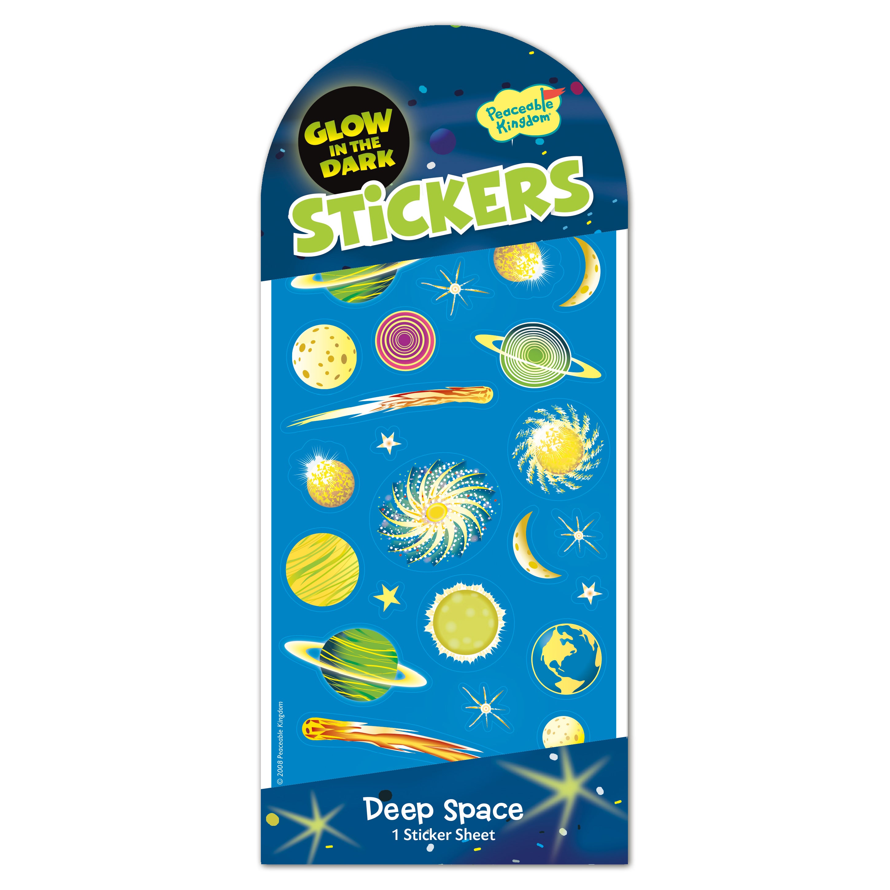  Deep Space Glow-In-The-Dark Stickers、mySite、ghnorth