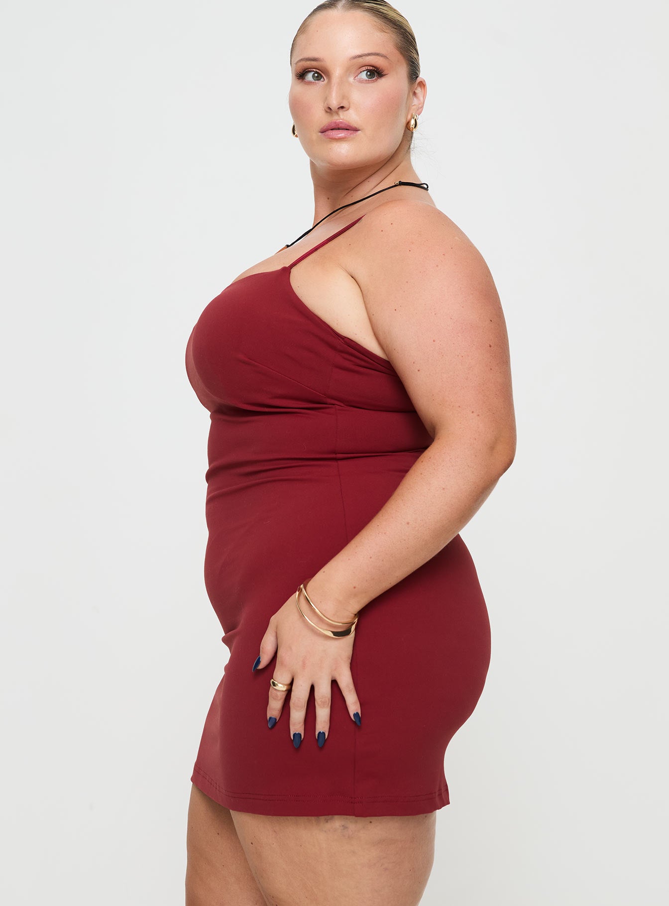 Serafina Mini Dress Red Curve、mySite、solidvoid