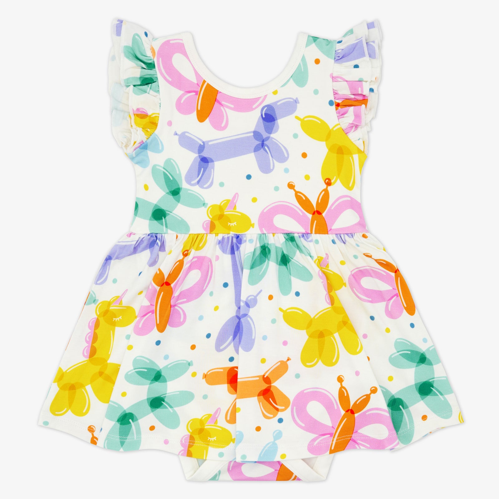 Balloon Bash Flutter Twirl Dress with Bodysuit、mySite、g9winljtr