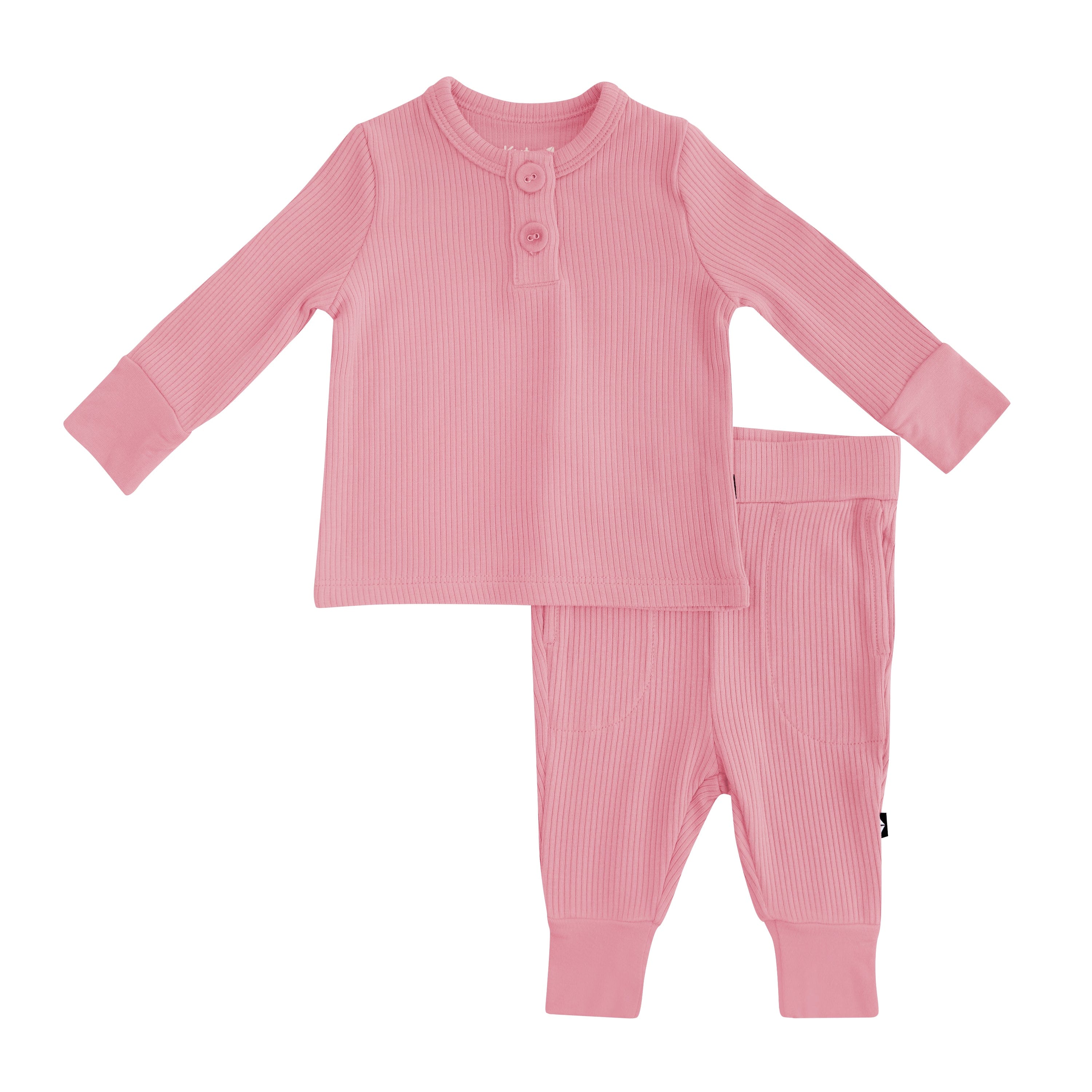  Ribbed Infant Henley Set in Apple Blossom、mySite、layawaytickets