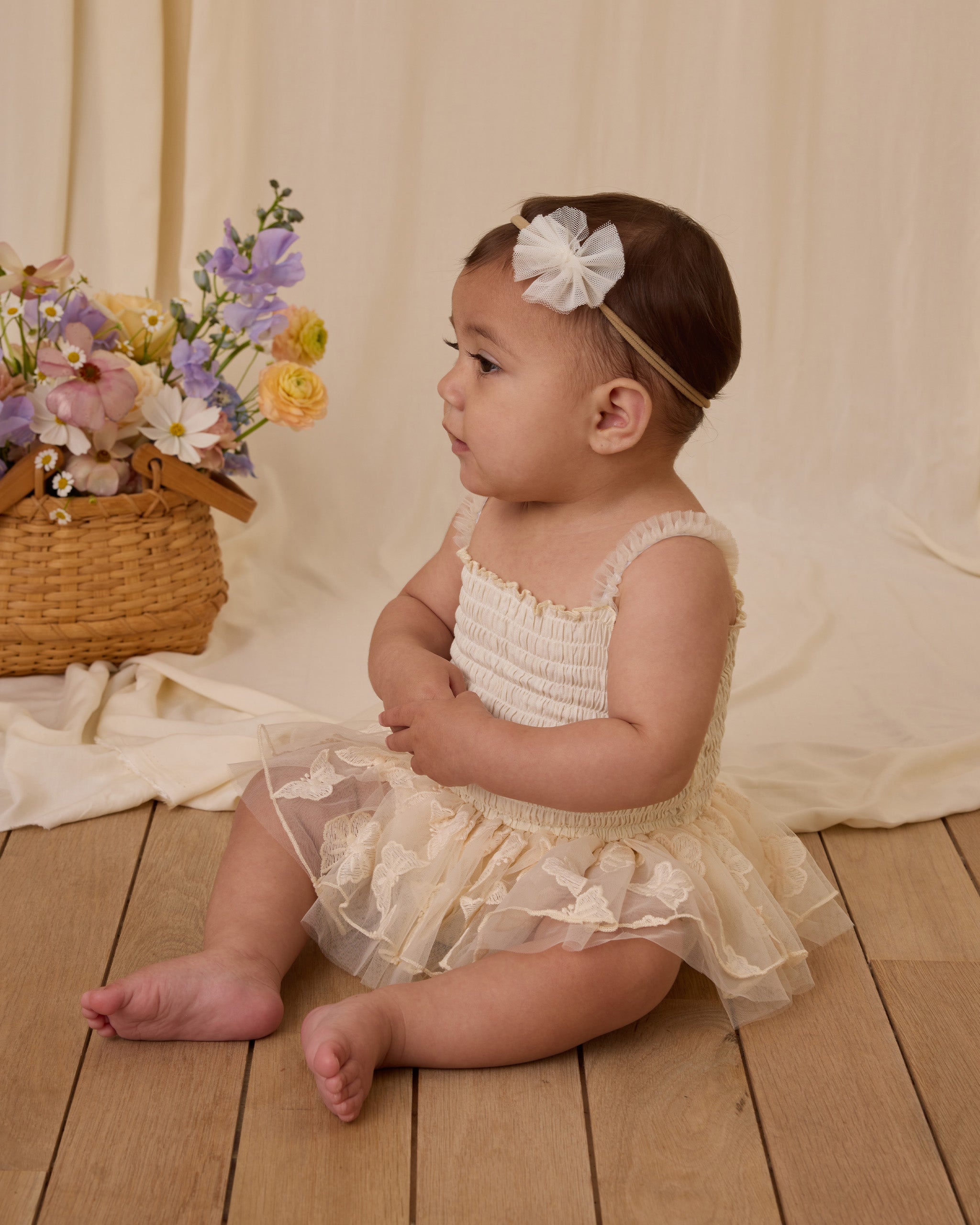  Flutter Tulle Headband || Ivory、mySite、layawaytickets