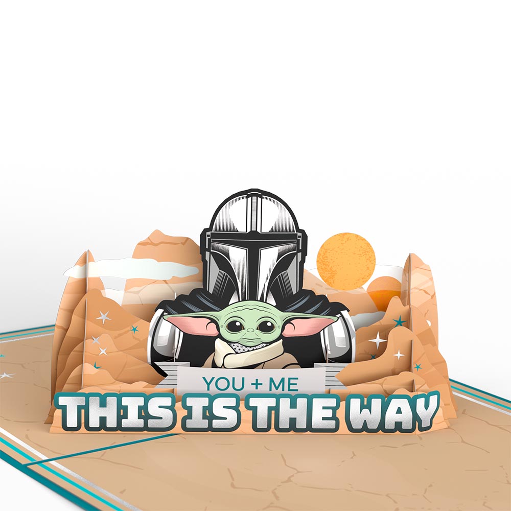 Star Wars™ The Mandalorian™ You + Me Pop-Up Card、mySite、solidvoid
