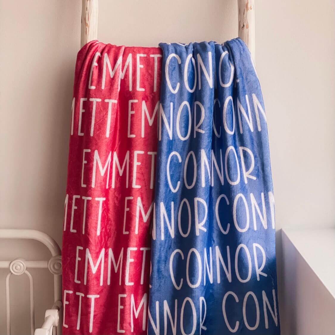  Custom Solid Color & Font Personalized Toddler Blanket、mySite、layawaytickets