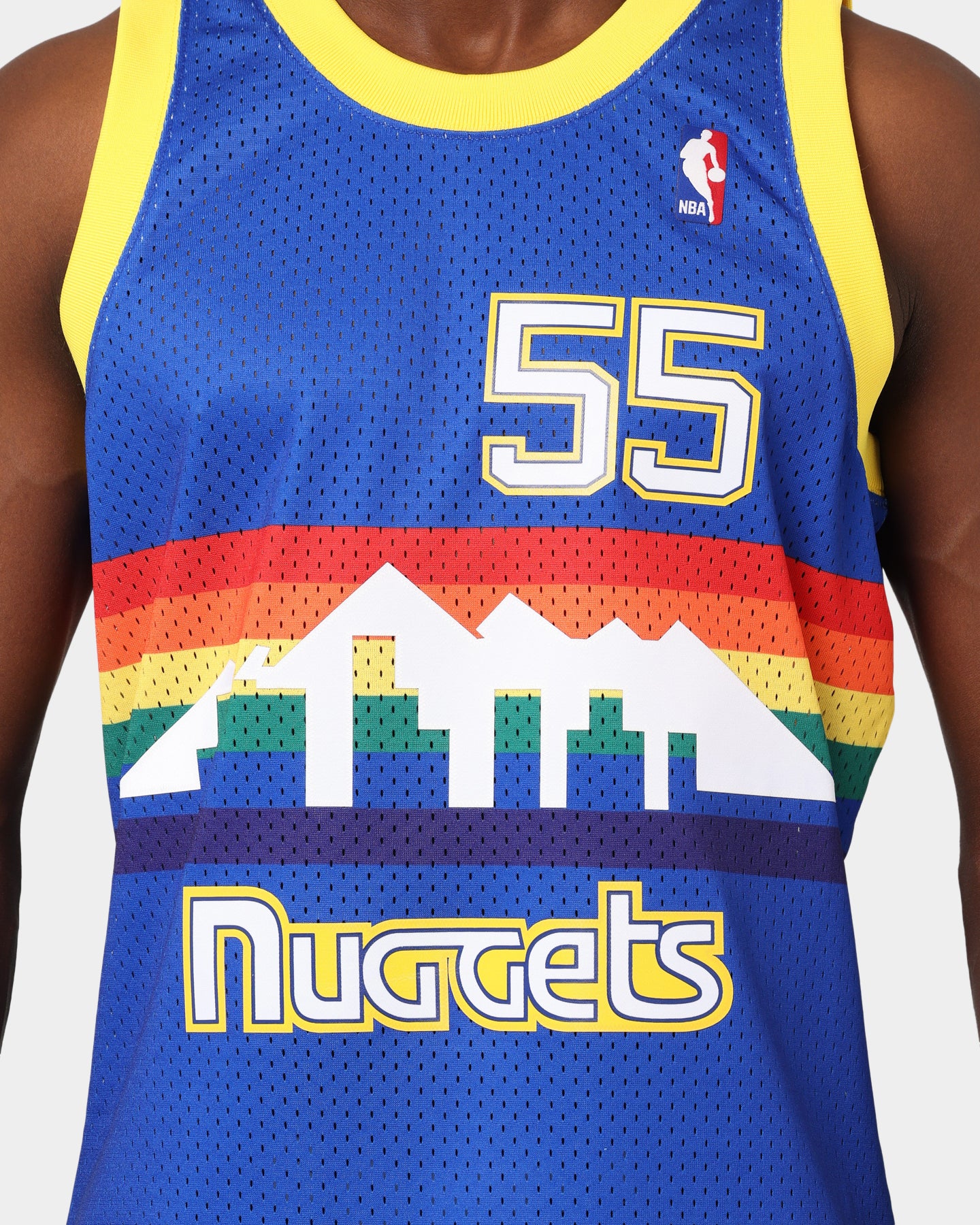 Mitchell & Ness Denver Nuggets Dikembe Mutombo #55 RD '91-'92 Swingman Jersey Royal、mySite、zt4zffjzw