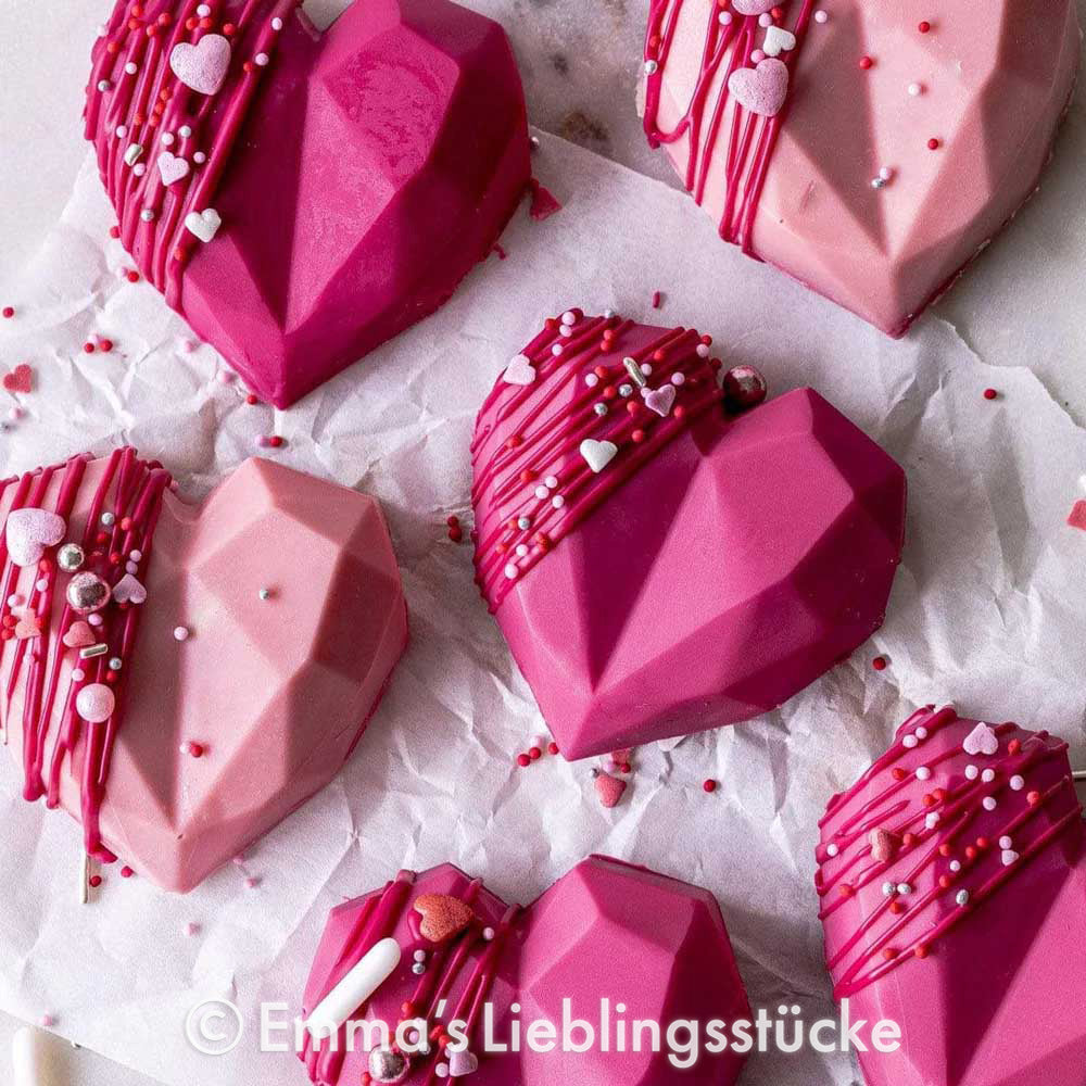  Silikonform Diamant Herzen、mySite、elrpsem3k