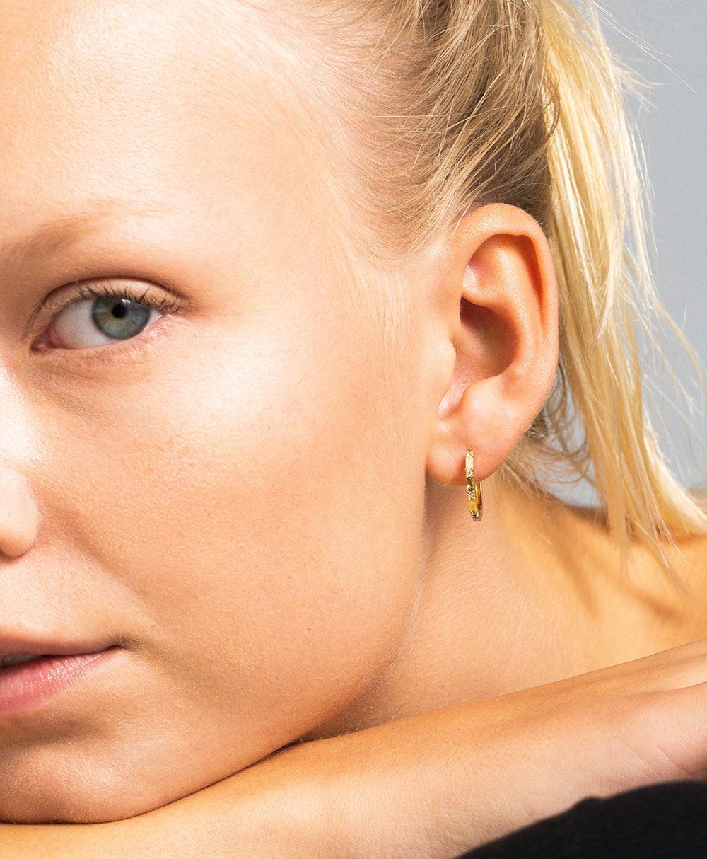 Lilja Creole Multi 18ct Gold Plated、mySite、botmansion