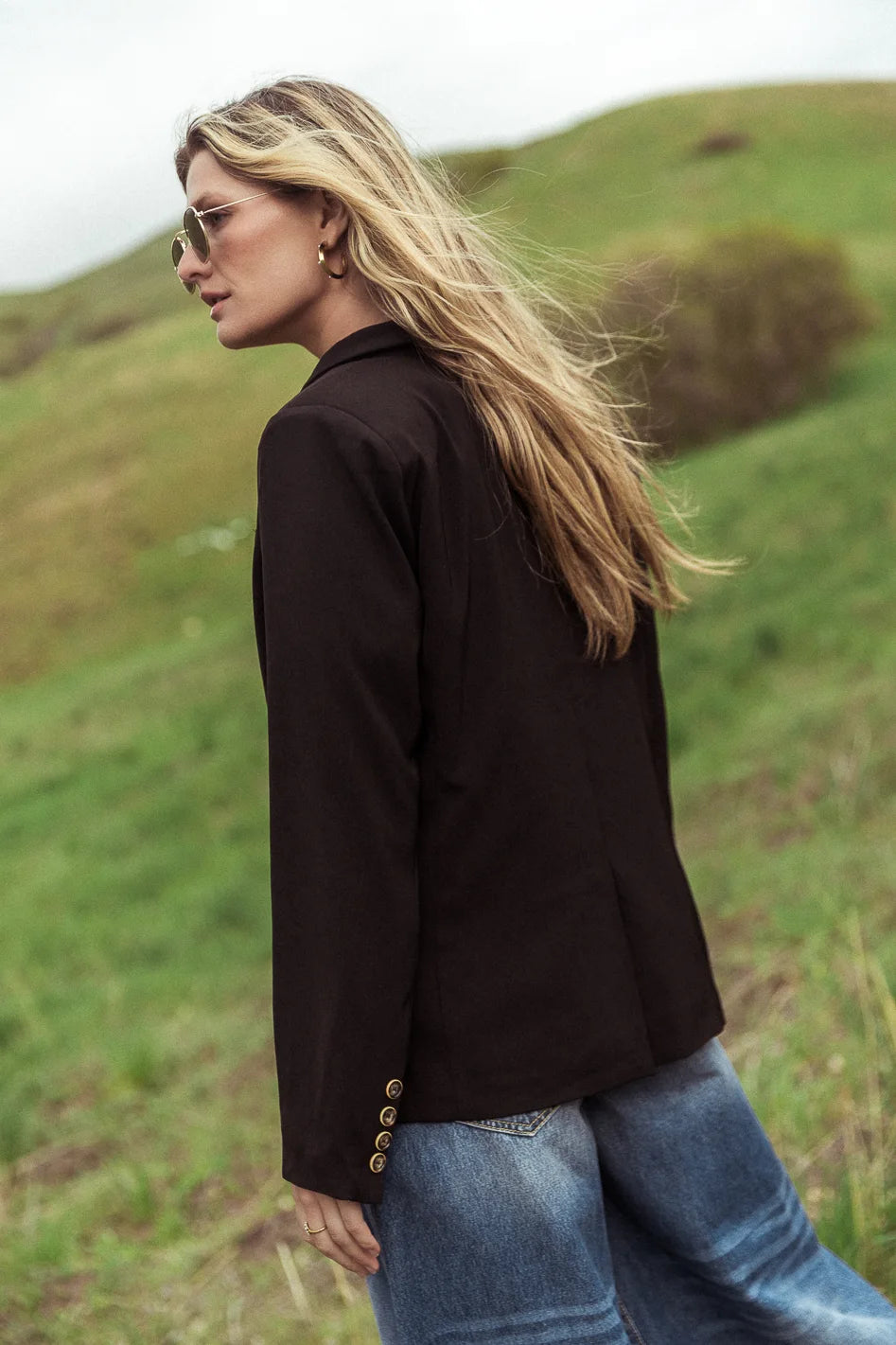  Romaine Blazer in Black - FINAL SALE、mySite、merchandisen