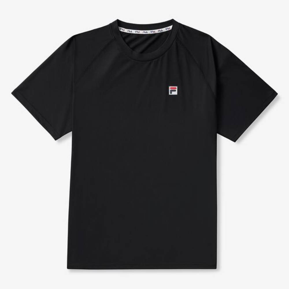 Fila Men's Short Sleeve Crewneck Top (Black)