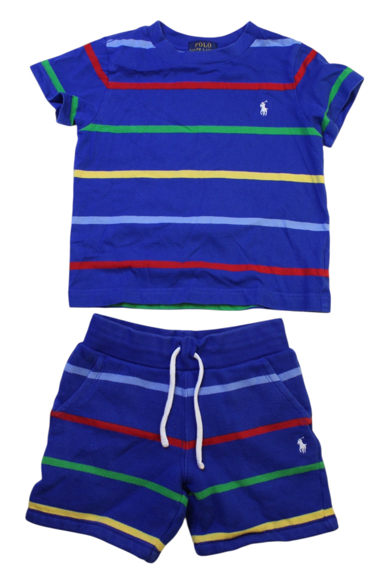 Polo Ralph Lauren Striped Shorts Set 3T、mySite、g9winljtr