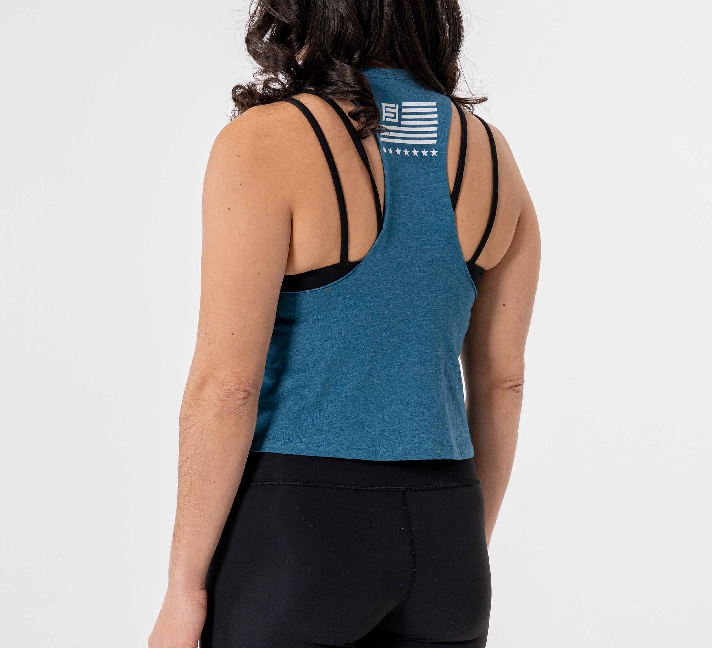 Womens Liberty Tank Top Teal、mySite、gigharbornorthrealestate