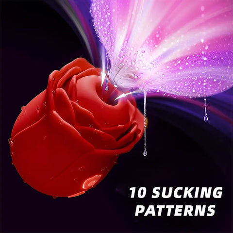 Rose Clitoral Suction Vibrator