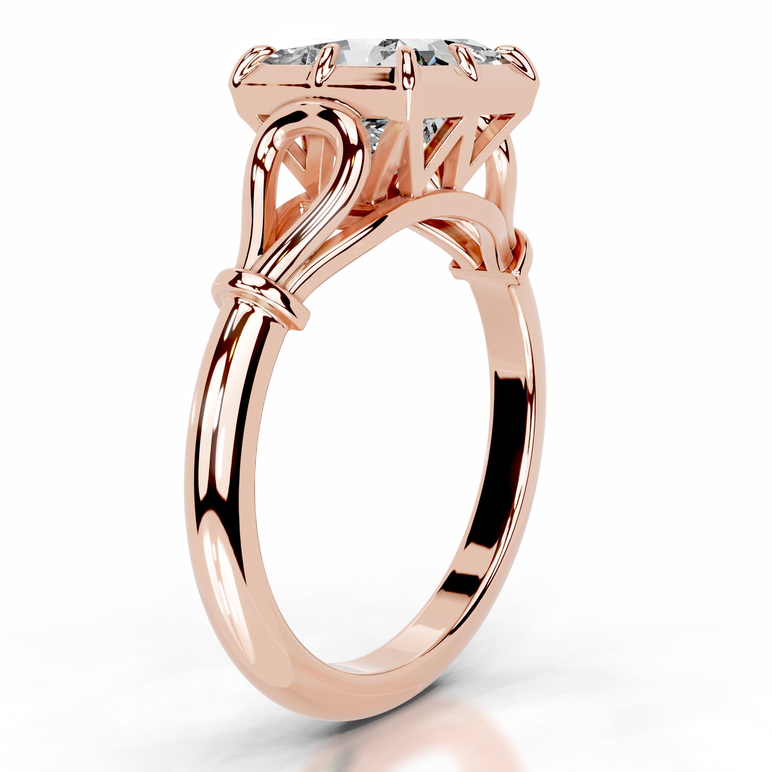 Estrella Diamond Engagement Ring - 14K Rose Gold、mySite、hinf8tx79