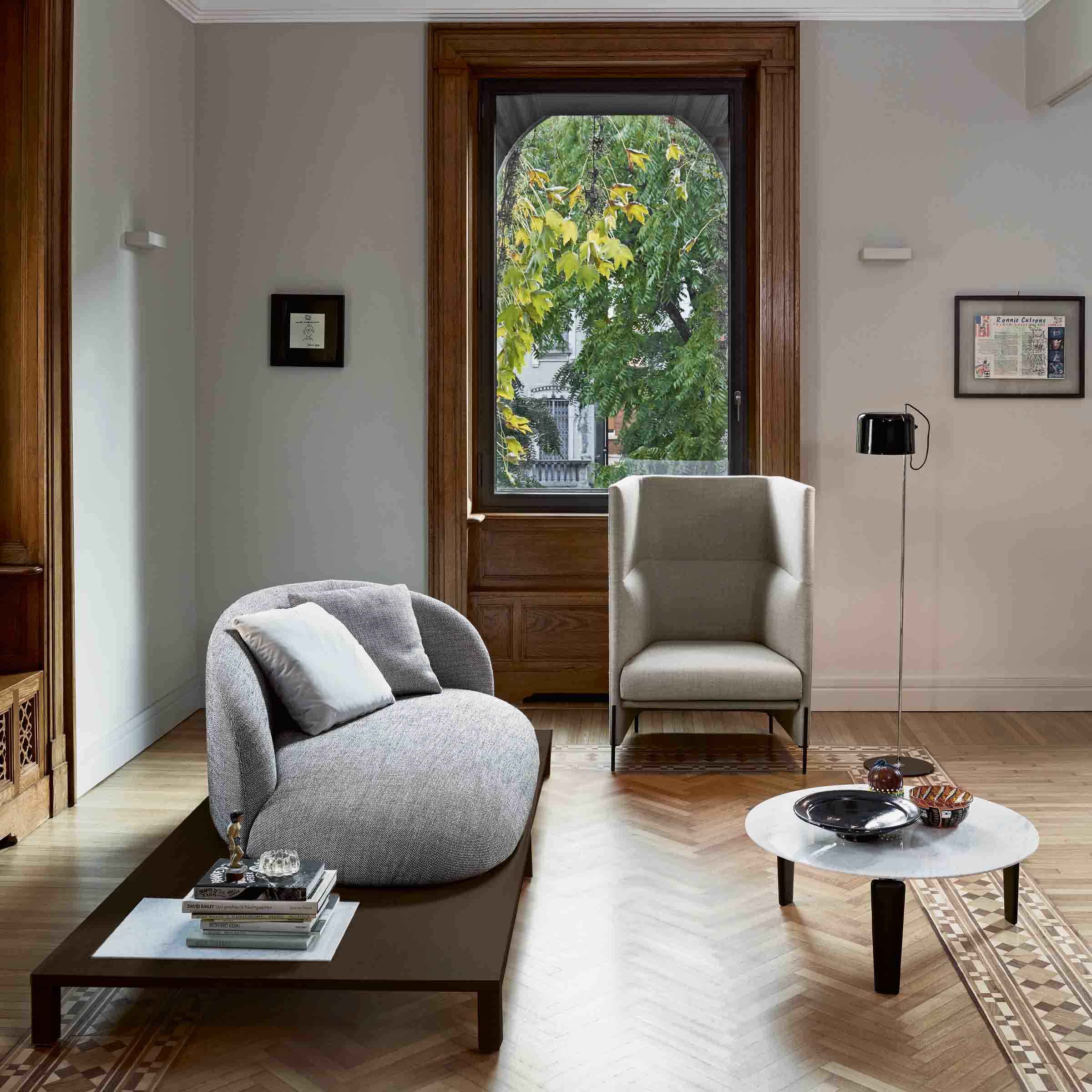 Fabric Armchair ALGON High by Luca Nichetto for Arflex、mySite、neckold