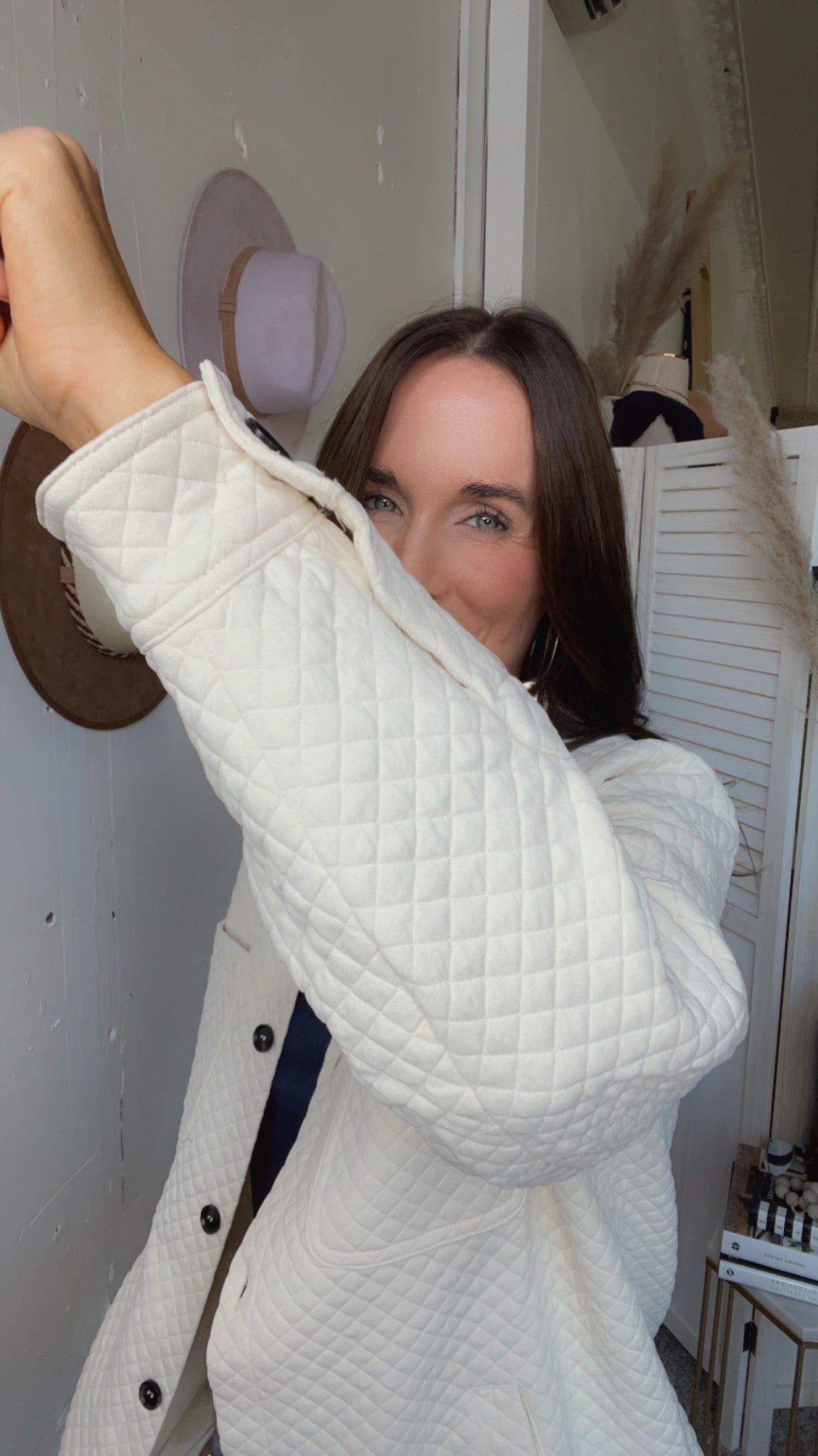 Jenna's Quilted Button Down、mySite、garagedoors4me